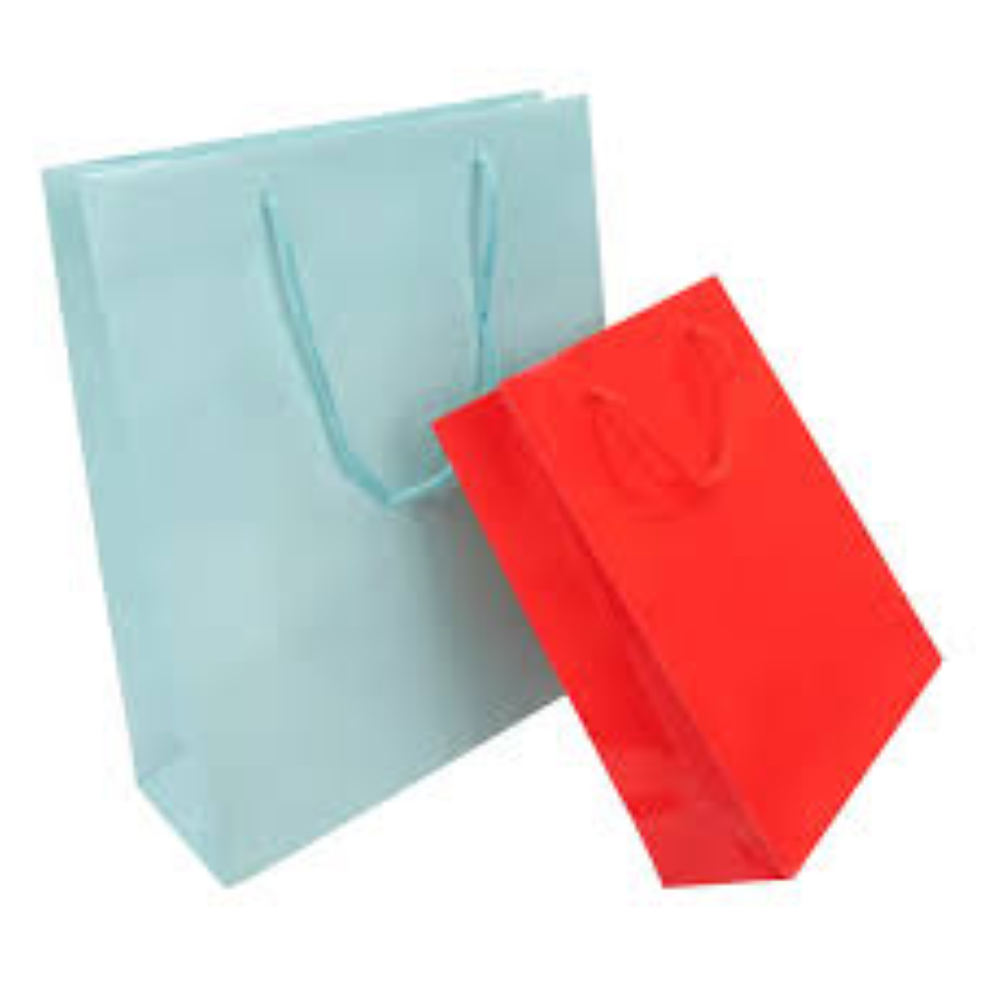 GIFT BAG COATED PAPER GLOSSY LAMINATION 28X34